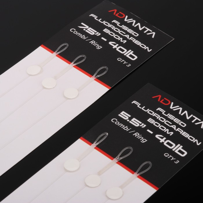 Advanta Fused Fluorocarbon Boom Combi / Ring - Pack of 3 5