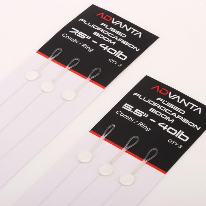 Advanta Fused Fluorocarbon Boom Combi / Ring - Pack of 3 7