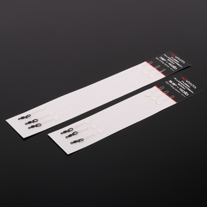 Advanta Fused Fluorocarbon Boom Ring Swivel - Pack of 3 4