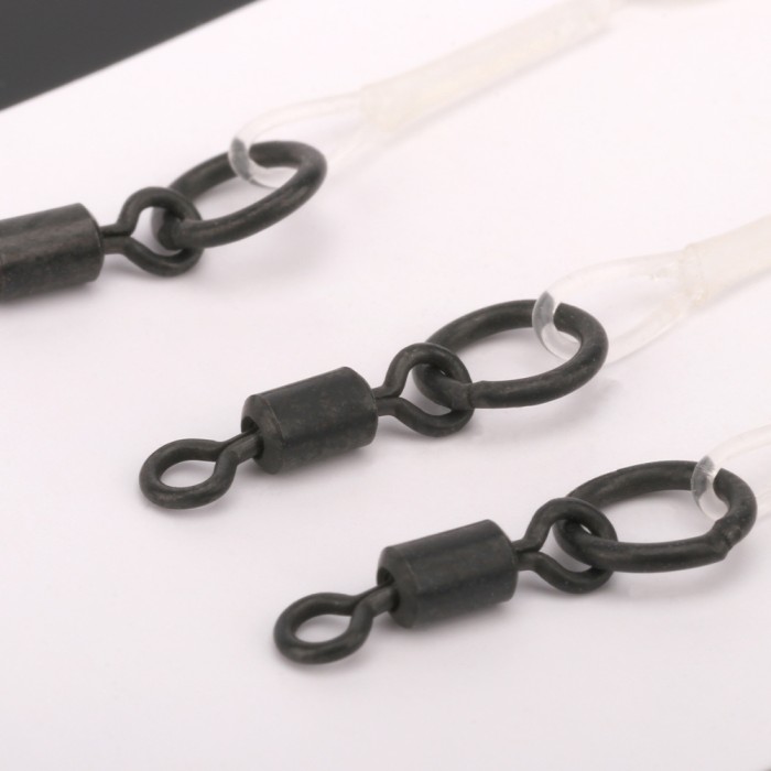 Advanta Fused Fluorocarbon Boom Ring Swivel - Pack of 3 5