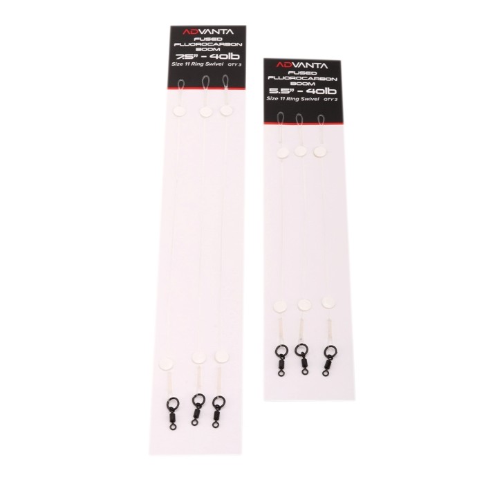 Advanta Fused Fluorocarbon Boom Ring Swivel - Pack of 3