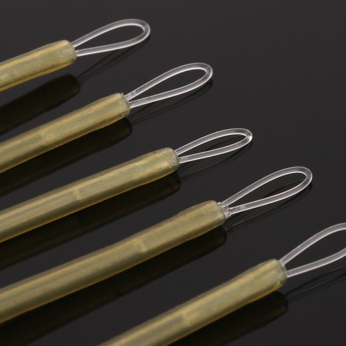 Advanta Fused Fluorocarbon Solid Bag Stems - Ring Swivel - Pack of 5 7