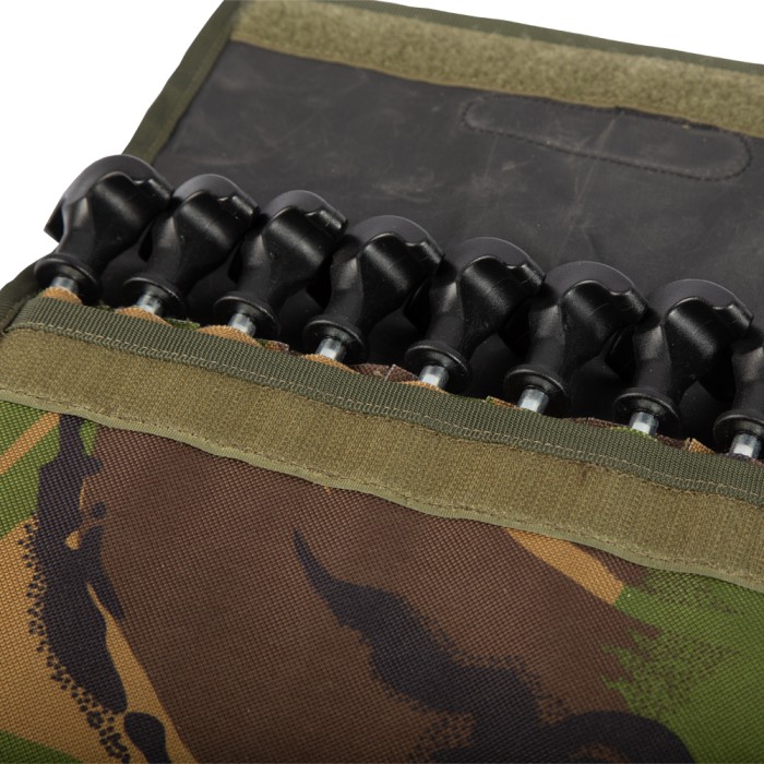 Advanta Heavy Duty Bivvy Peg Set x10 & Camo Pouch In Use Example 1