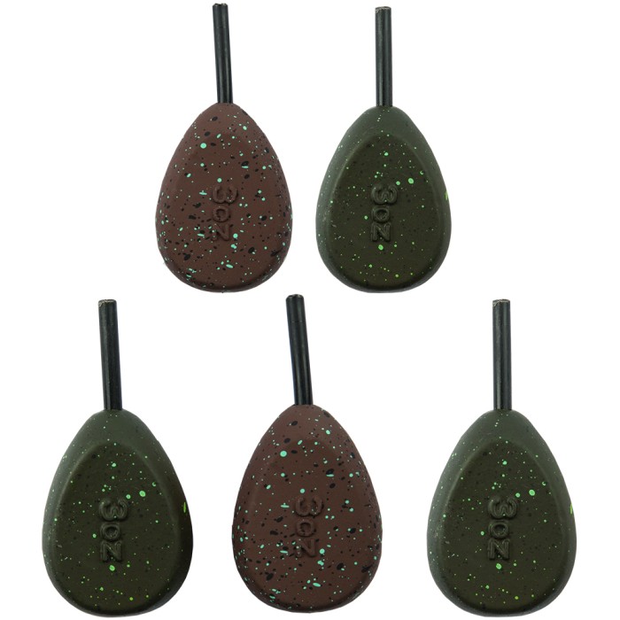 Advanta Inline Flat Pear Carp Leads 12