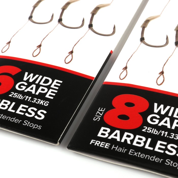Advanta Kicker Hair Rig Inc Extender Stops - Barbless 3
