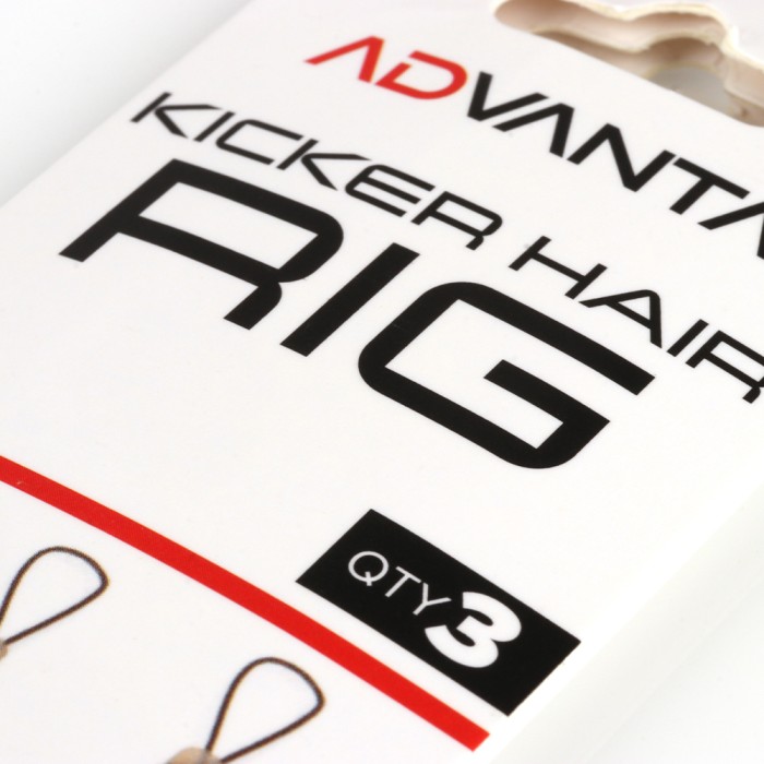Advanta Kicker Hair Rig Inc Extender Stops - Barbless 4
