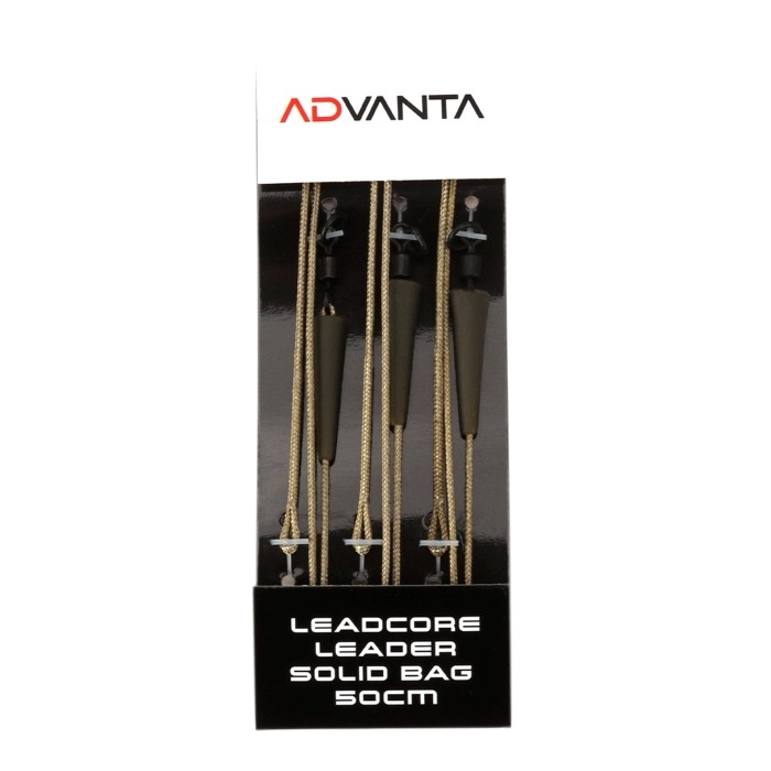 Advanta Leadcore Leader Solid Bag 50cm - Pack of 3