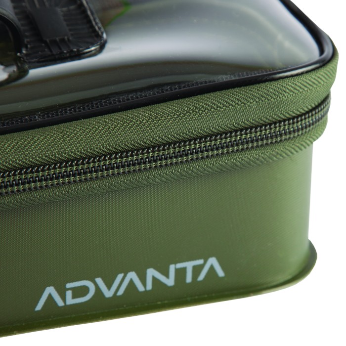 Advanta EVA Fishing Accessory Case Long Close Up Logo