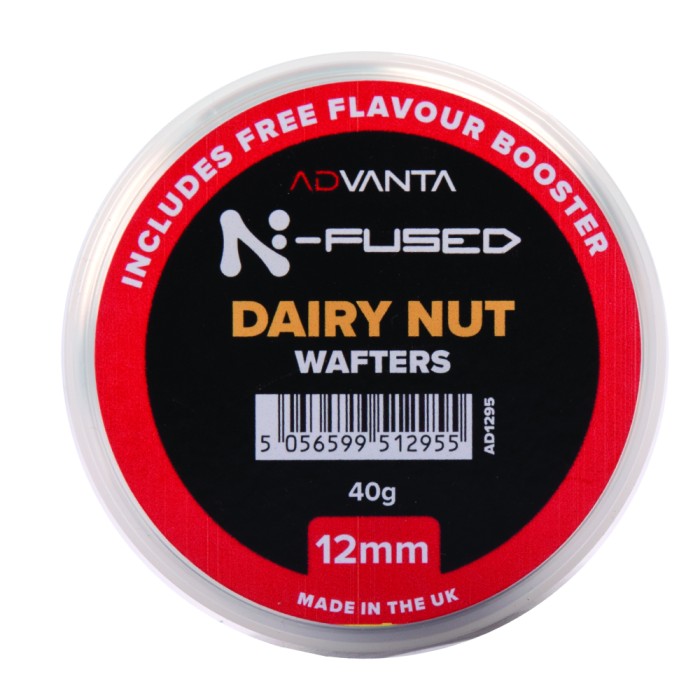 Advanta N-Fused Dairy Nut Fishing Wafters 12mm 1