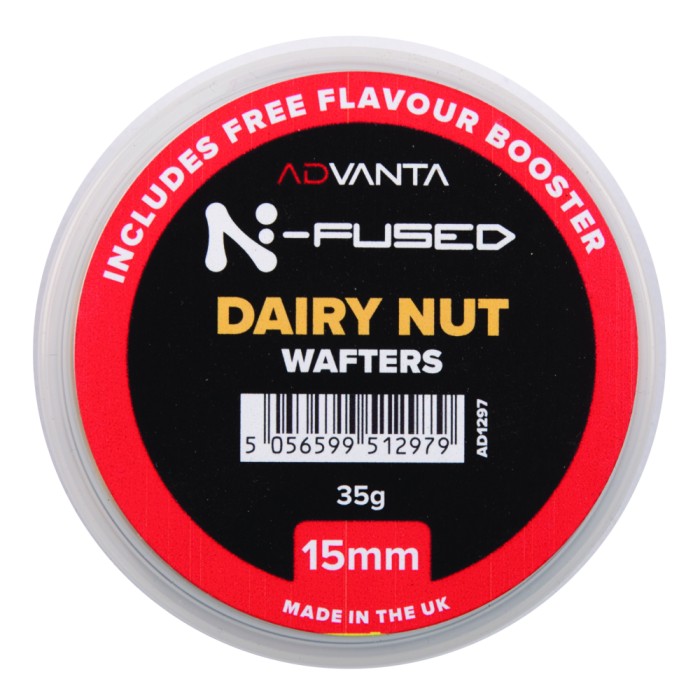 Advanta N-Fused Dairy Nut Fishing Wafters 15mm 1