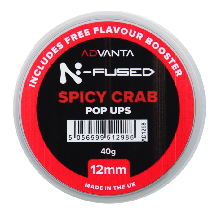 Advanta N-Fused Spicy Crab Fishing Pop Ups 12mm