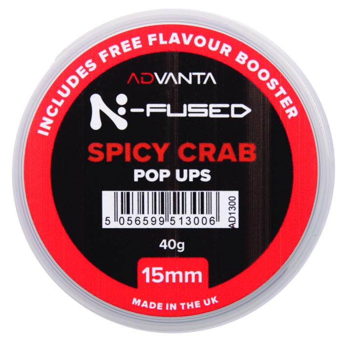 Advanta N-Fused Spicy Crab Fishing Pop Ups 15mm