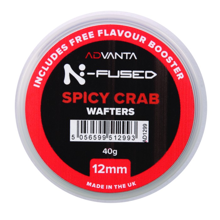 Advanta N-Fused Spicy Crab Fishing Wafters 12mm