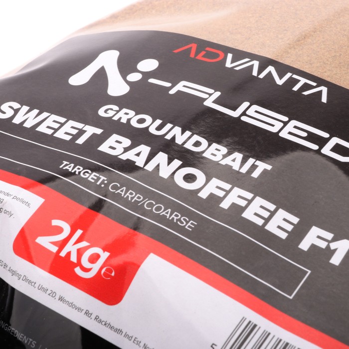 Advanta N-Fused Groundbait Sweet Banoffee F1 2kg Close Up 2
