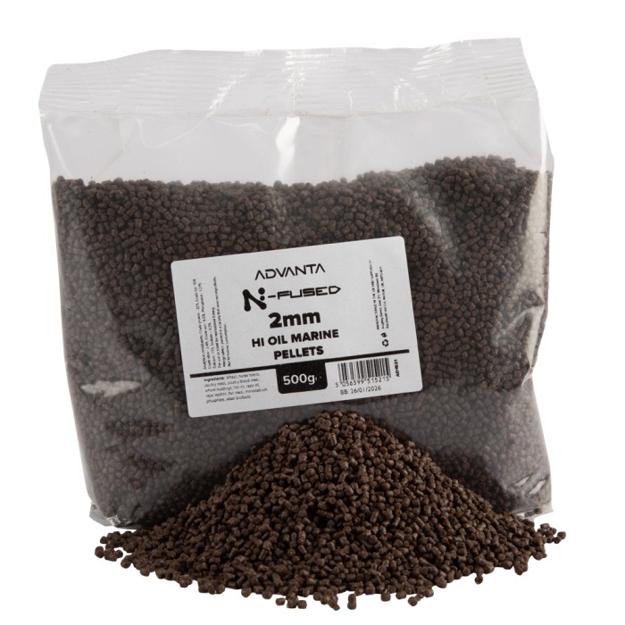 Advanta N-Fused Hi Oil Marine Pellets 500g 2mm 1
