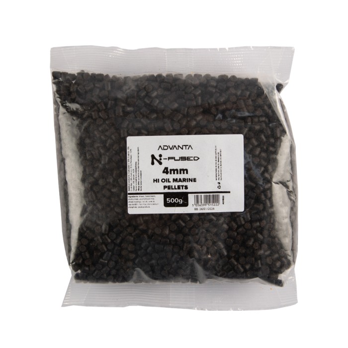 Advanta N-Fused Hi Oil Marine Pellets 500g 4mm