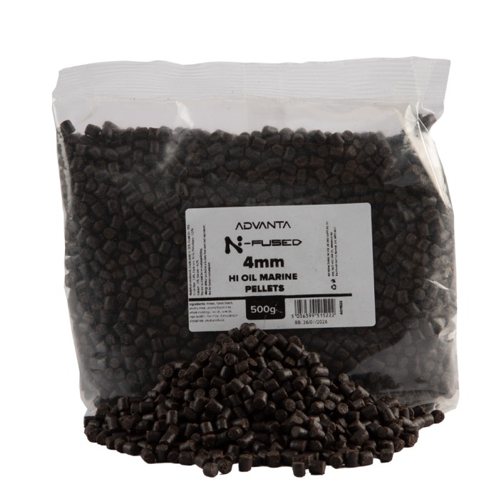 Advanta N-Fused Hi Oil Marine Pellets 500g 4mm 1