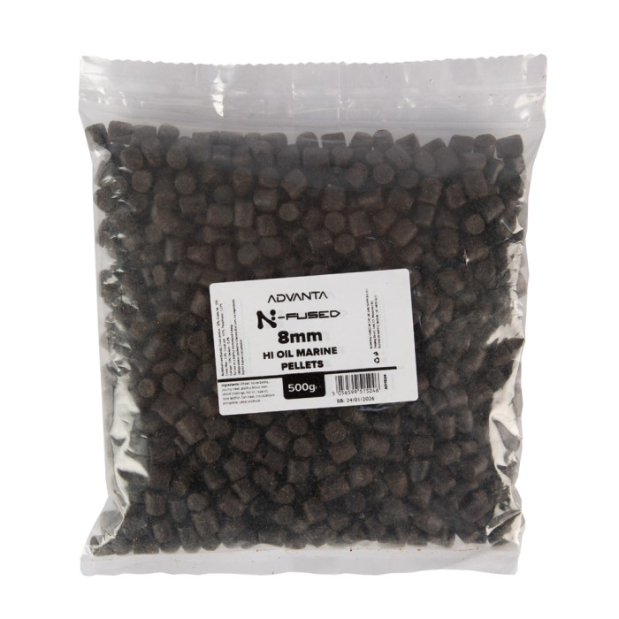 Advanta N-Fused Hi Oil Marine Pellets 500g 8mm