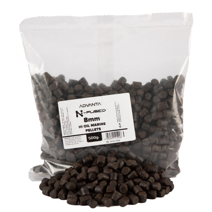 Advanta N-Fused Hi Oil Marine Pellets 500g 8mm 1