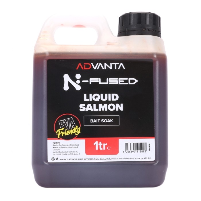 Advanta N-Fused Salmon Slicker Oil Bait Soak 1L