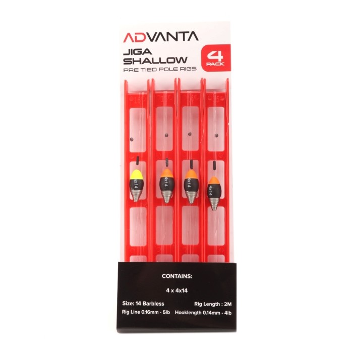 Advanta Pre Tied Pole Rig - Jiga Shallow