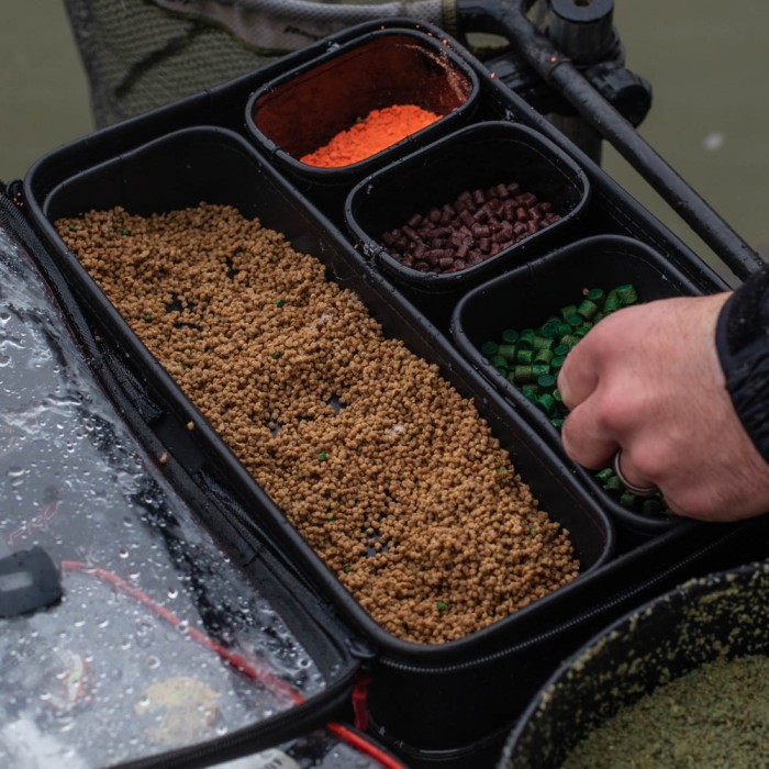 Advanta Pro EVA Fishing Bait Tray With Lid In Use 2