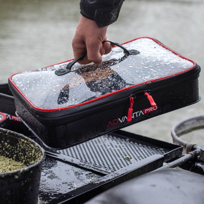 Advanta Pro EVA Fishing Bait Tray With Lid In Use 4