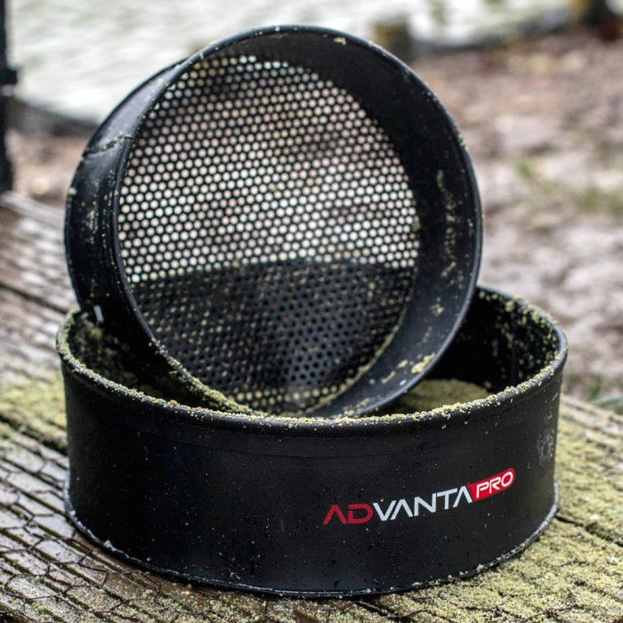 Advanta Pro EVA Round Ground Bait Bowl & Riddle In Use 5