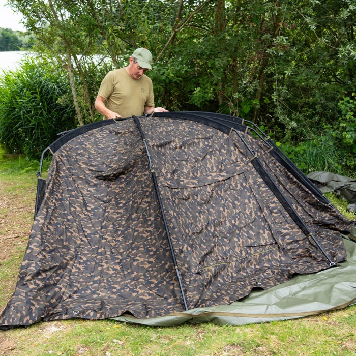 Advanta Pro Peak 1 Man Camo Bivvy In Use 2