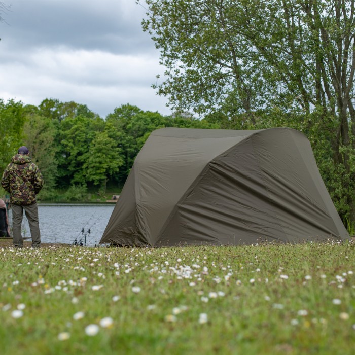 Advanta Protector MZ Fishing Bivvy 2 Man Wrap In Use 2