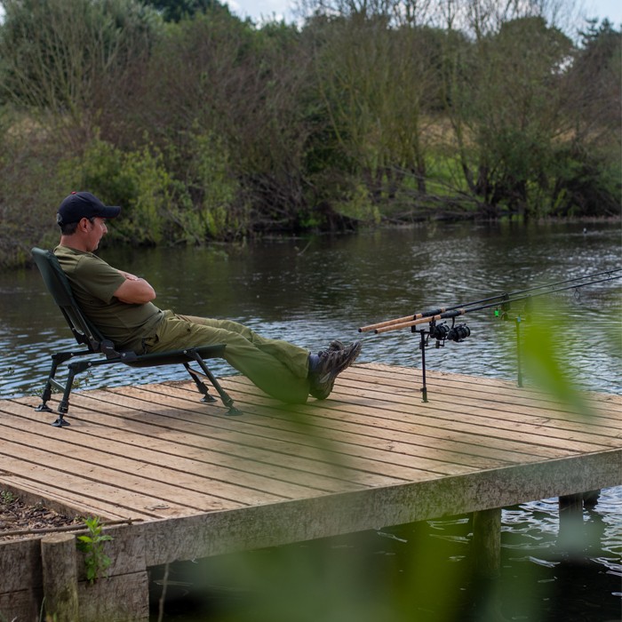 Advanta Protector MZ Reclining Fishing Chair In Use