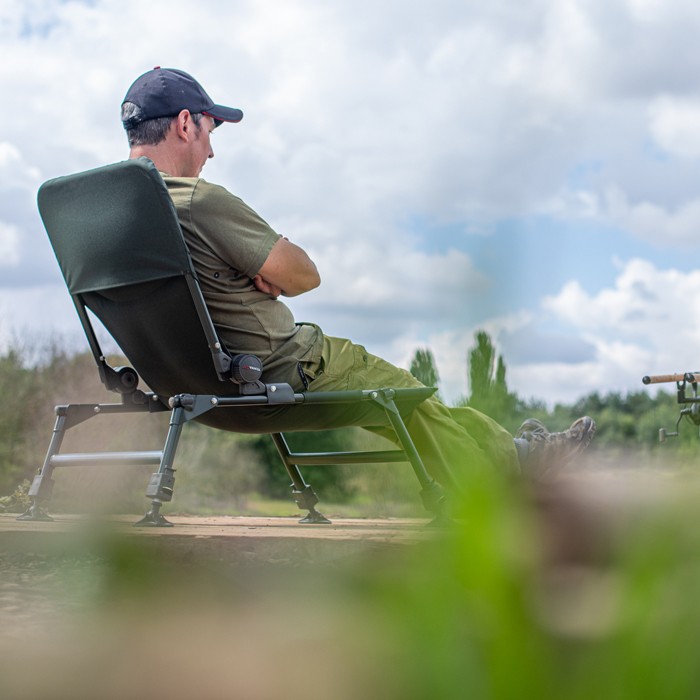 Advanta Protector MZ Reclining Fishing Chair In Use 2