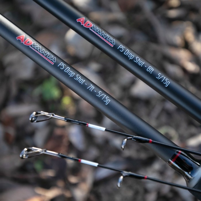Advanta PS Drop Shot Fishing Rod Tip Guide & Logo Detail