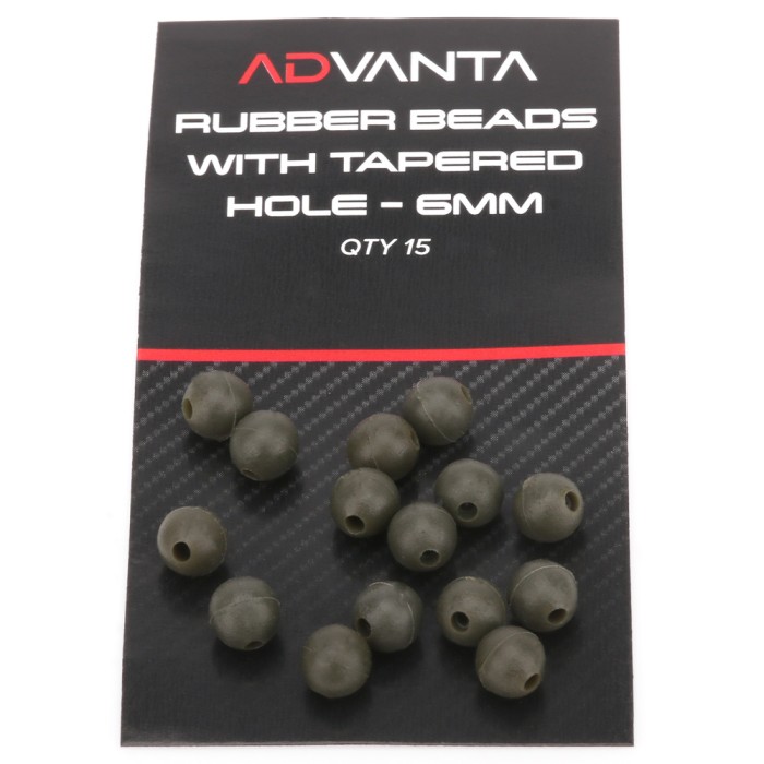 Advanta Rubber Beads With Tapered Hole 1