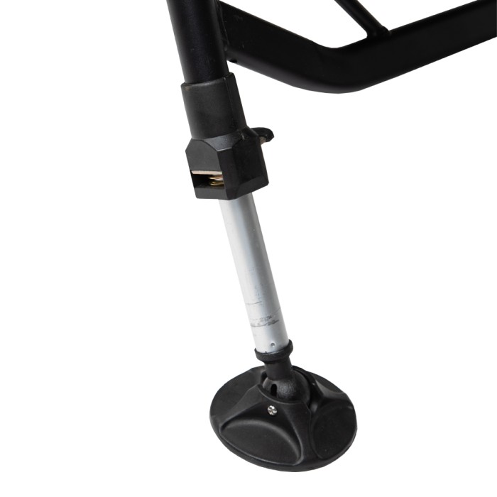 Advanta 6 Leg Green Session Bedchair Close Up 3