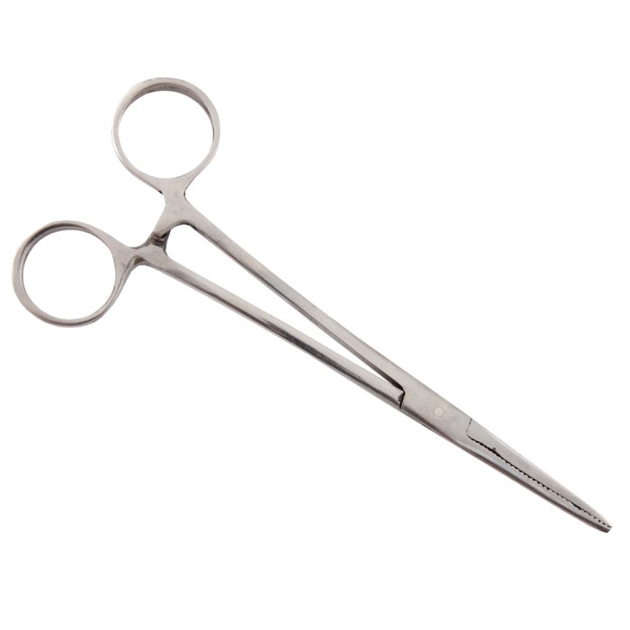 Advanta Stainless Steel Straight Fishing Forceps, Size: 6 Inch 1