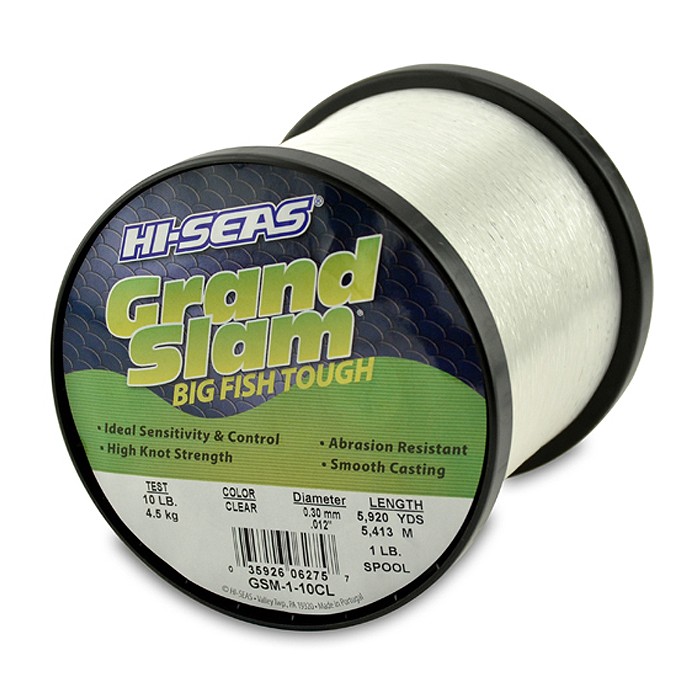 AFW Grand Slam Clear Monofilament Line 1lb Spool