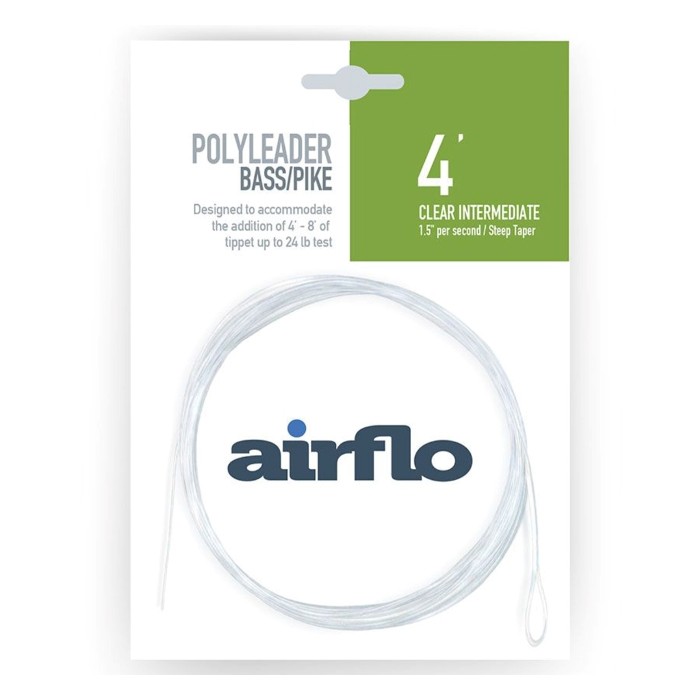 Airflo Polyleader Bass & Pike - 4ft