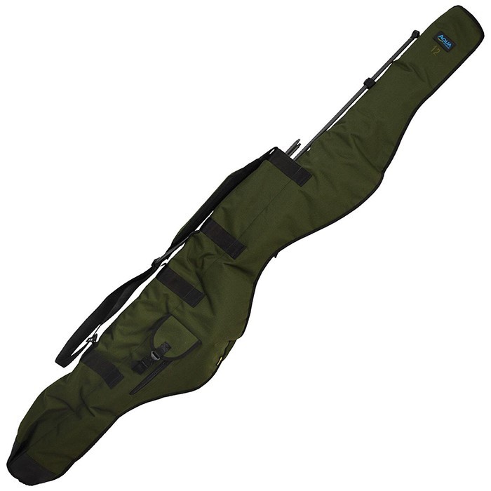 Aqua Black Series Compact Tristar 12ft 3 Rod Fishing Holdall