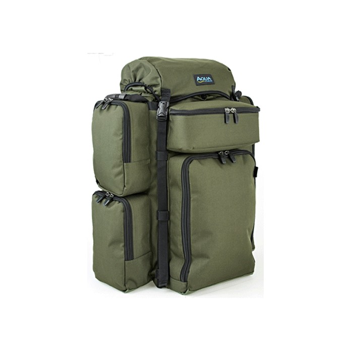 Aqua Black Series Large Fishing Rucksack Angled