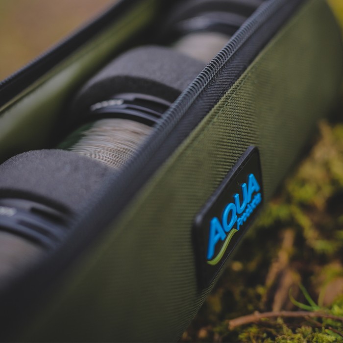 Aqua Black Series Fishing Spool Case In Use 2