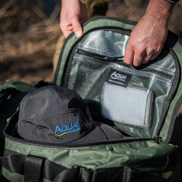 Aqua Black Series Torrent Duffel Fishing Bag In Use 4