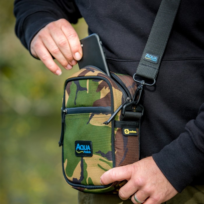 Aqua DPM Security Fishing Pouch In Use 3