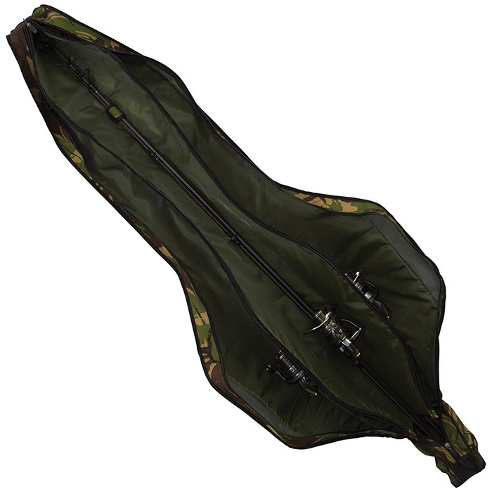 Aqua DPM Tristar 12ft 3 Rod Fishing Holdall Open