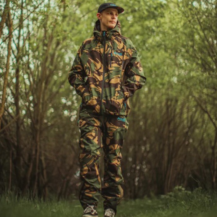 Aqua F12 DPM Fishing Trousers In Use 1