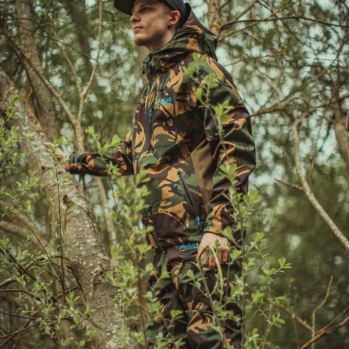 Aqua F12 DPM Fishing Trousers In Use 2