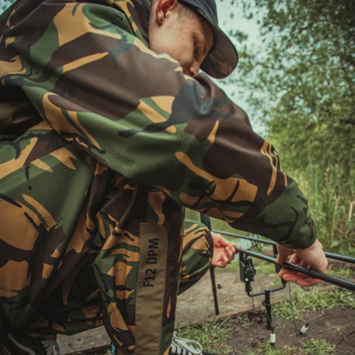 Aqua F12 DPM Fishing Trousers In Use 3