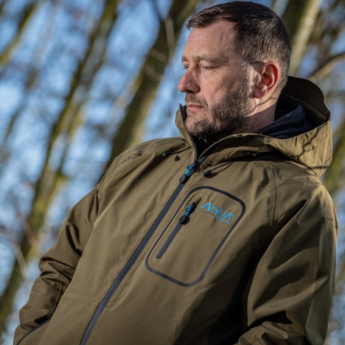 Aqua F12 Torrent Fishing Jacket In Use 3