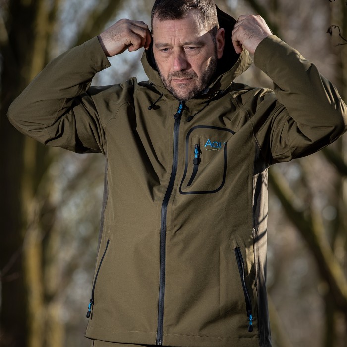 Aqua F12 Torrent Fishing Jacket In Use 2