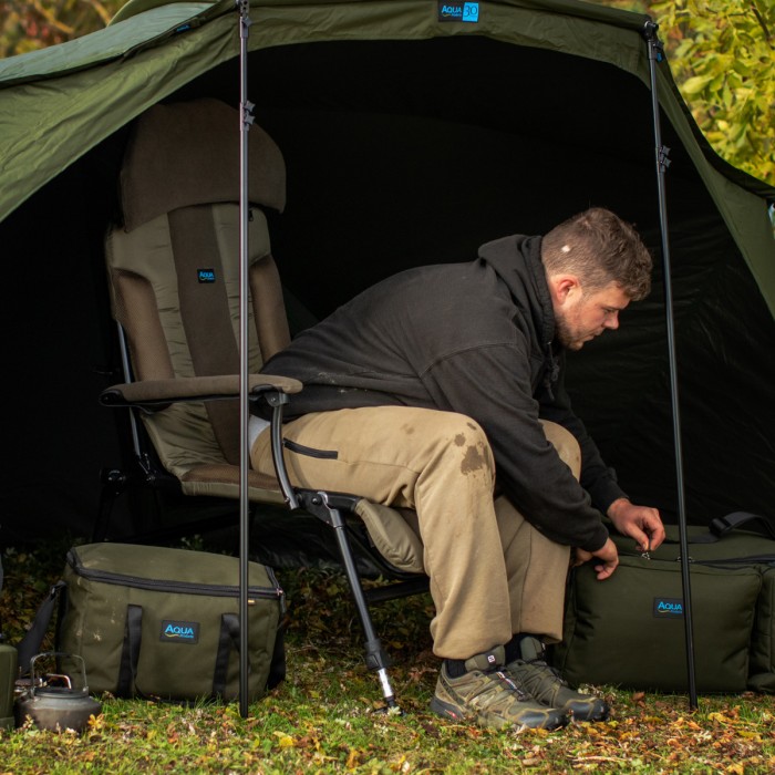 Aqua Longback Fishing Chair In Use 1